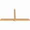 Ekena Millwork Eugene Smooth Timber Gable Bracket, Western Red Cedar, 108"W x 58"H x 5 1/2"D x 5 1/2"F, 13/12 Pitch GBW108X58X0606EUG00SWR - alternate 5